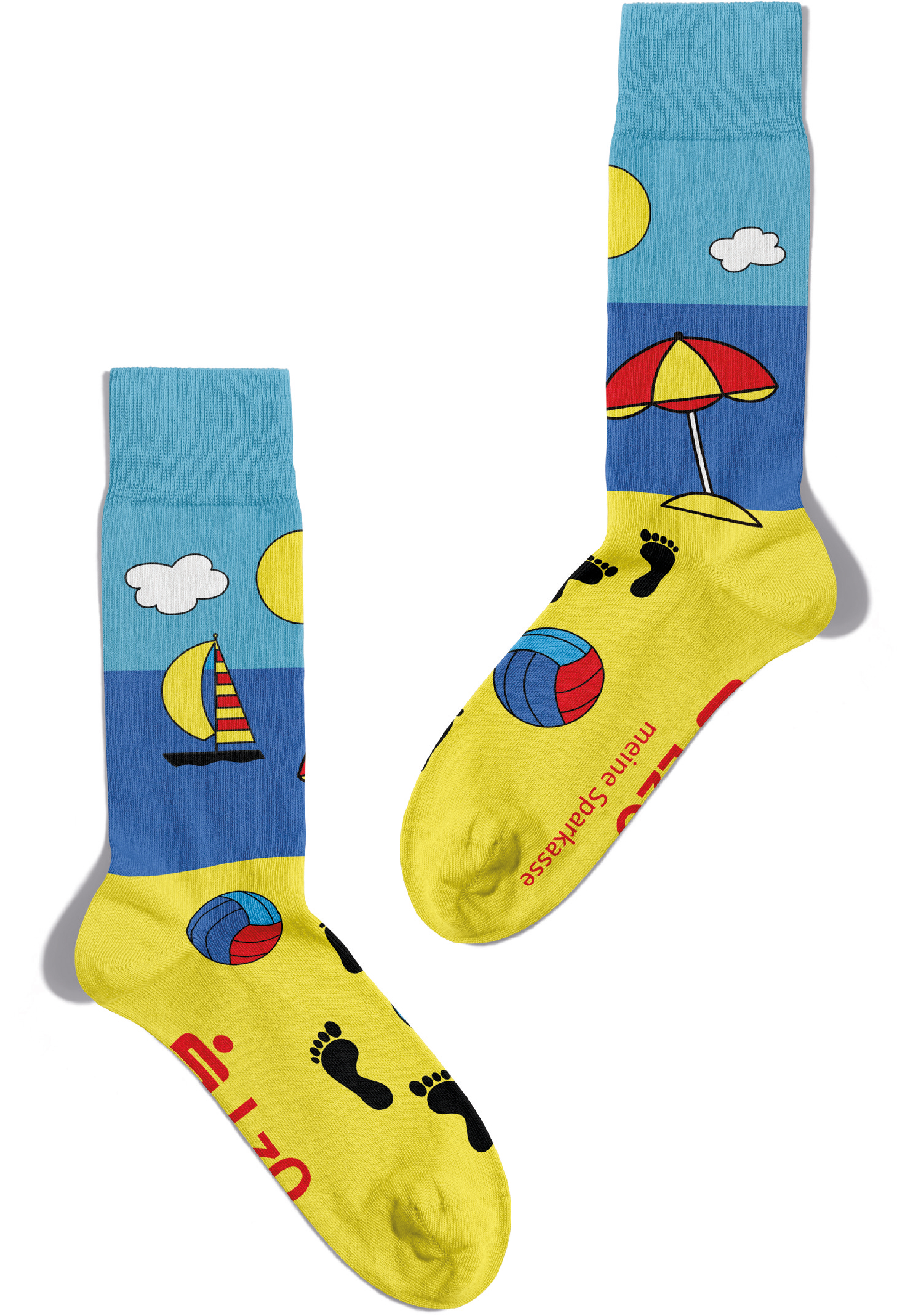 Socken mit Logo incl. Banderole