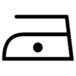 Symbol bügeln bei niedriger Temperatur