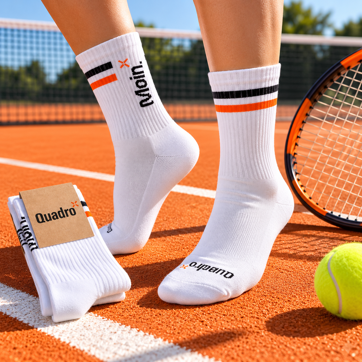 Tennissocke Quadro