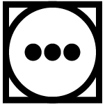 Symbol Trommeltrockner bei hoher Temperatur